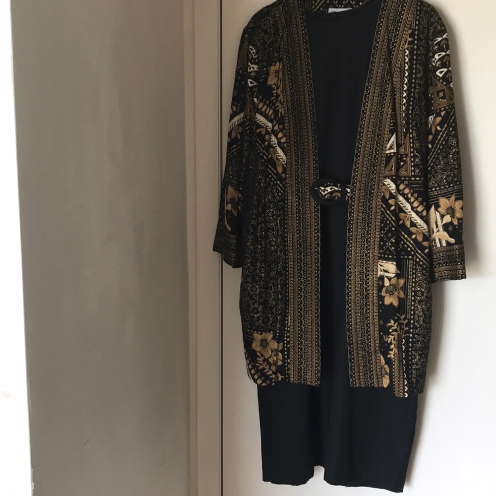 Lady Carol dress with long sleeve jacket. VNTG